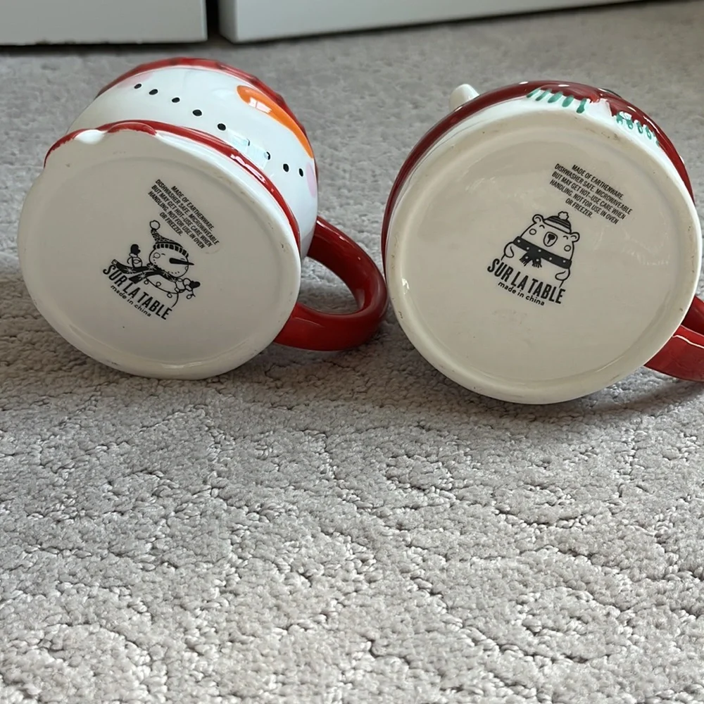 SUR LA TABLE Christmas ornament cups